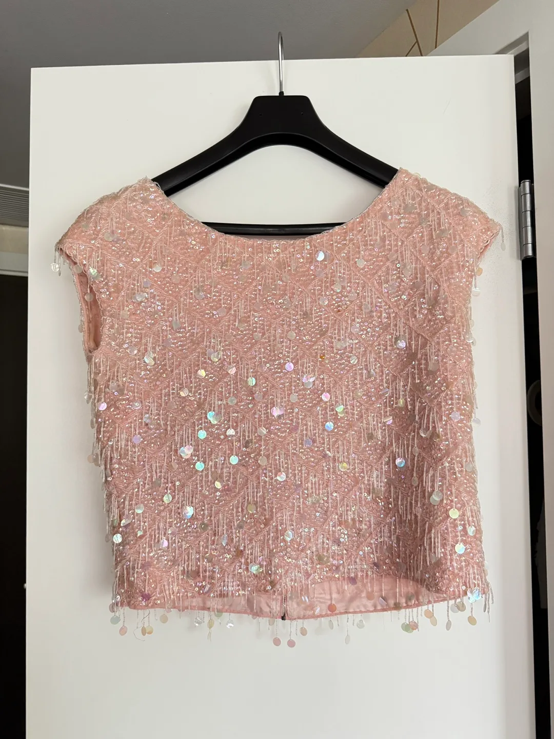 Sequin Embellished Pink Top thumbnail