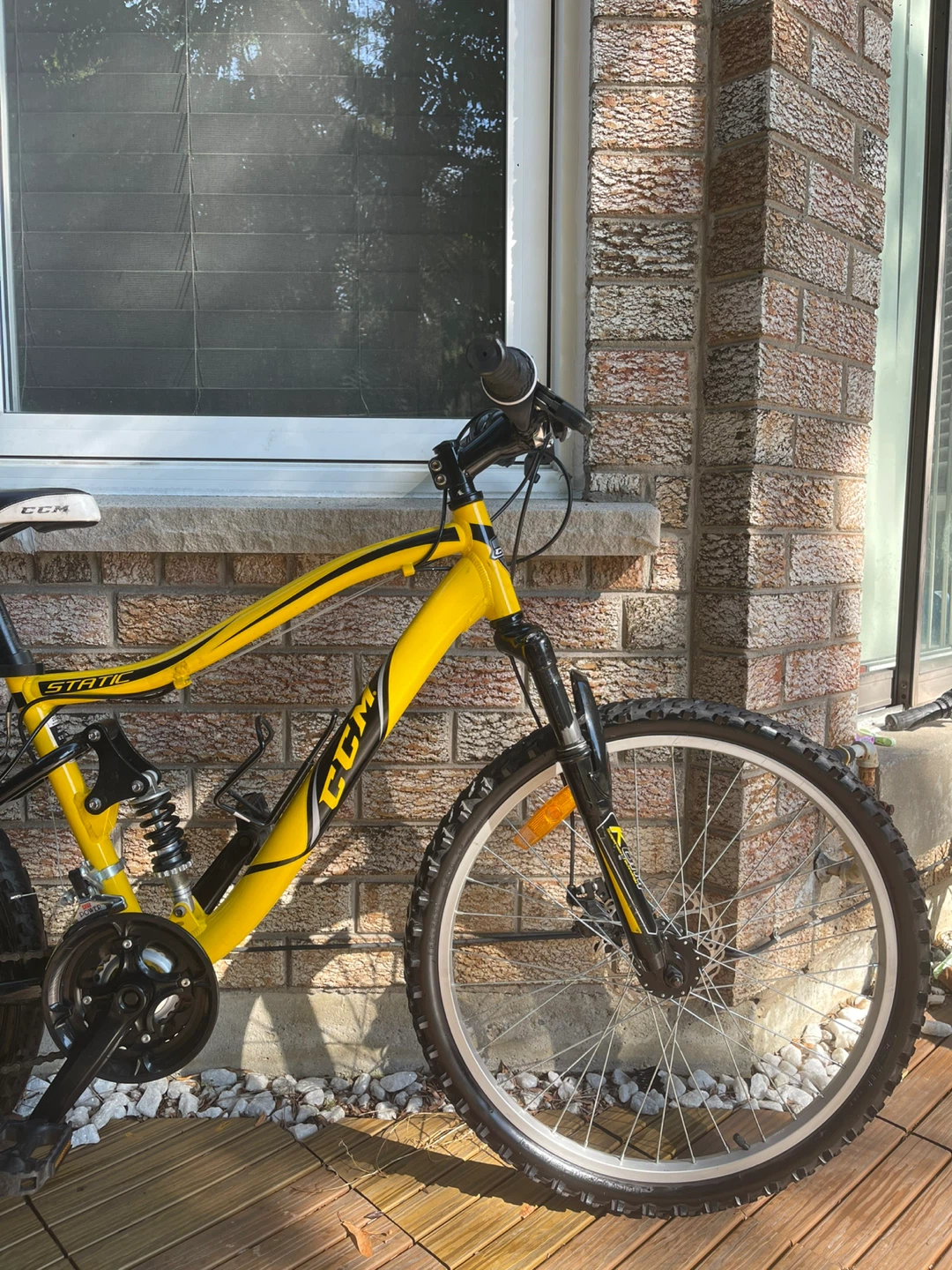 24 CCM Static Full Suspension Mountain Bike - Yellow - photo 5