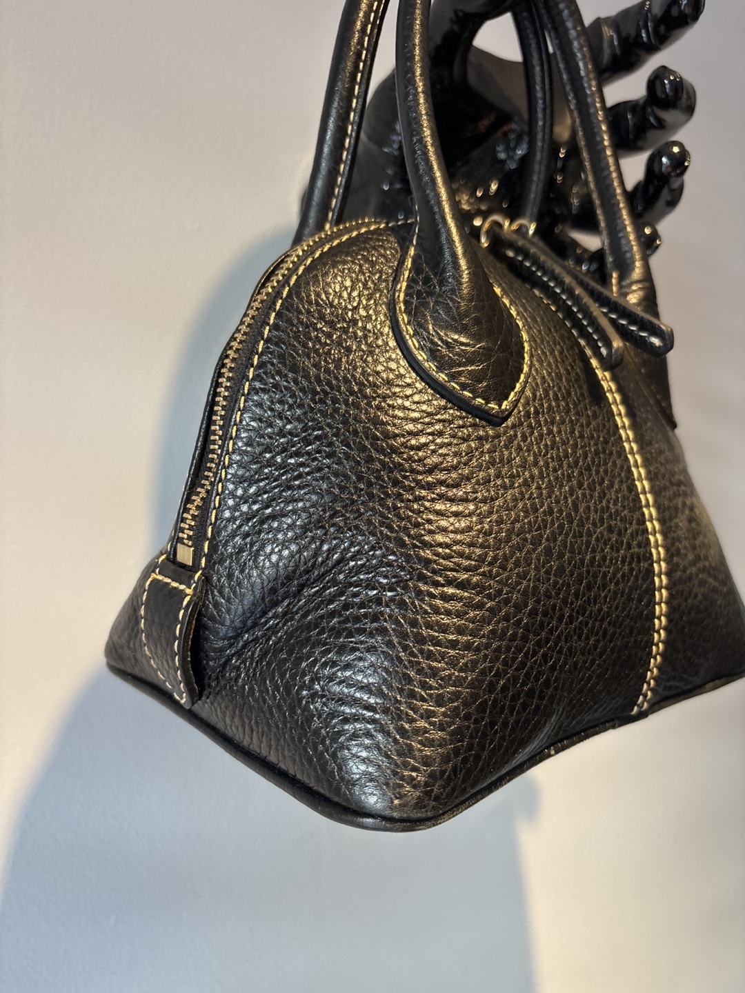 Dooney & Bourke Black Leather Dome Satchel - photo 2