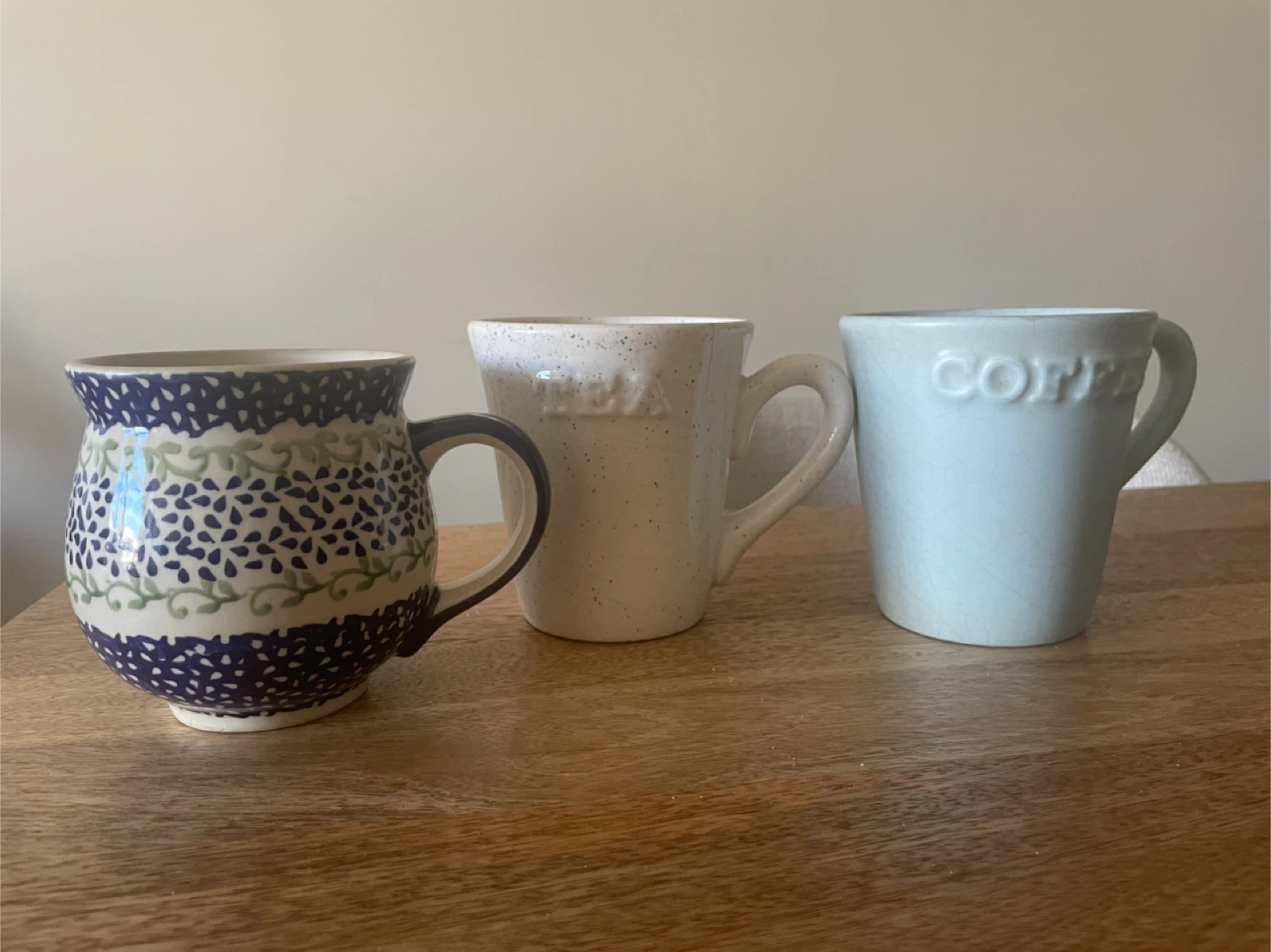 🥕Set of 3 Coffee & Tea Mugs