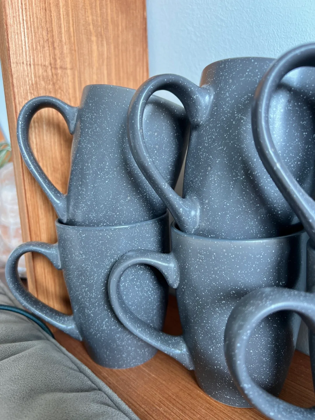 Canvas Speckled Grey Mug 6x