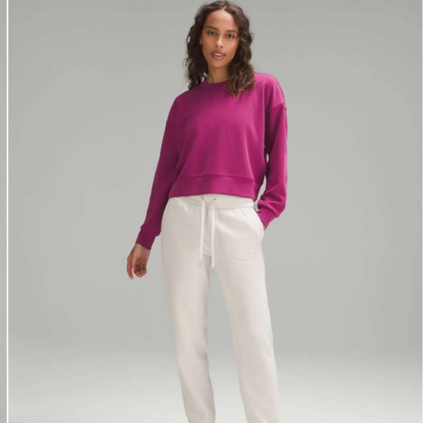 Lululemon Ribbed Softstreme Perfectly Oversized Crew - size 2 image indicator(3)