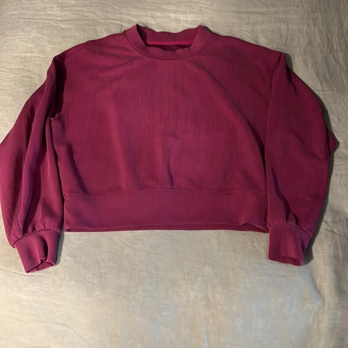 Lululemon Ribbed Softstreme Perfectly Oversized Crew - size 2 image indicator(6)