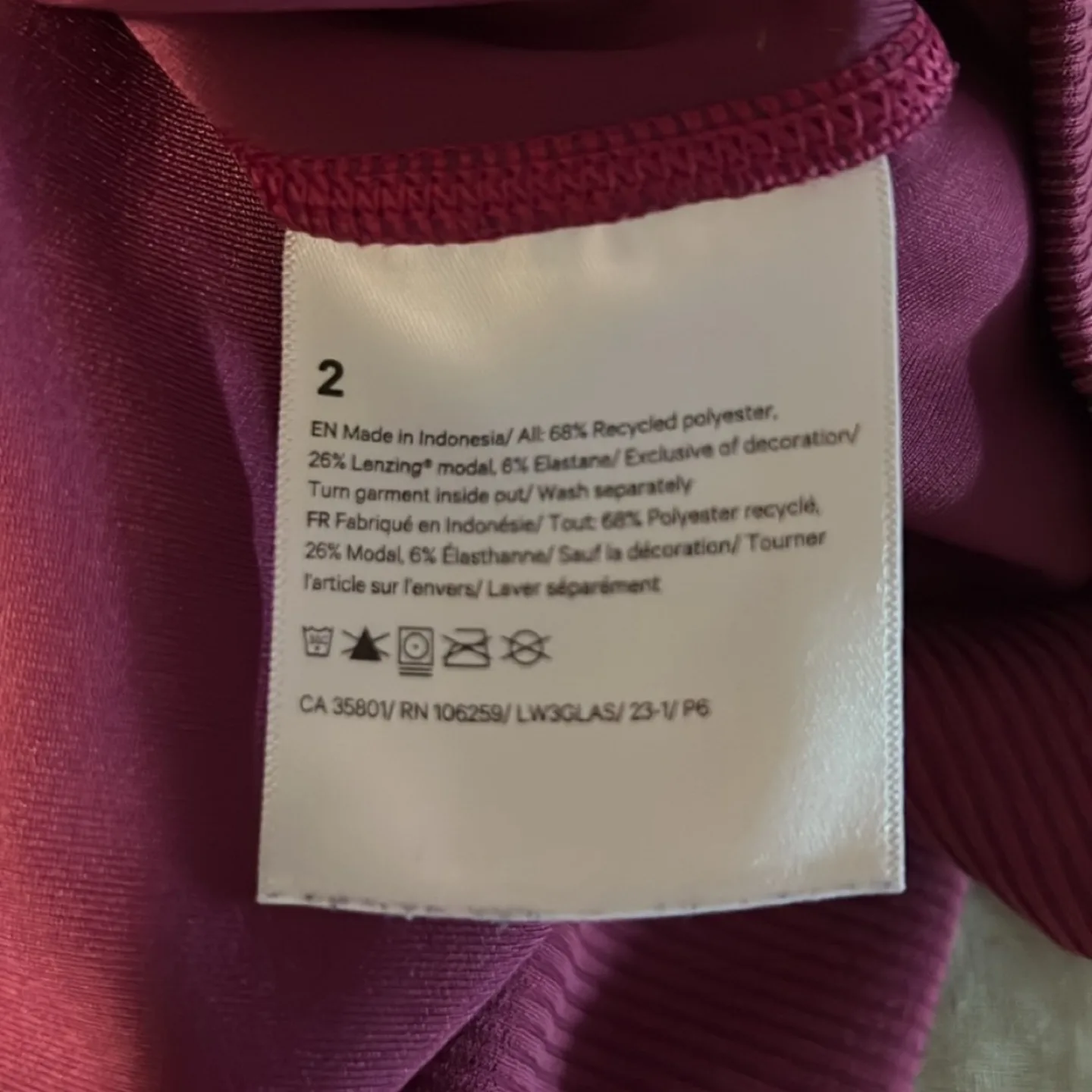 Lululemon Ribbed Softstreme Perfectly Oversized Crew - size 2 image indicator(10)