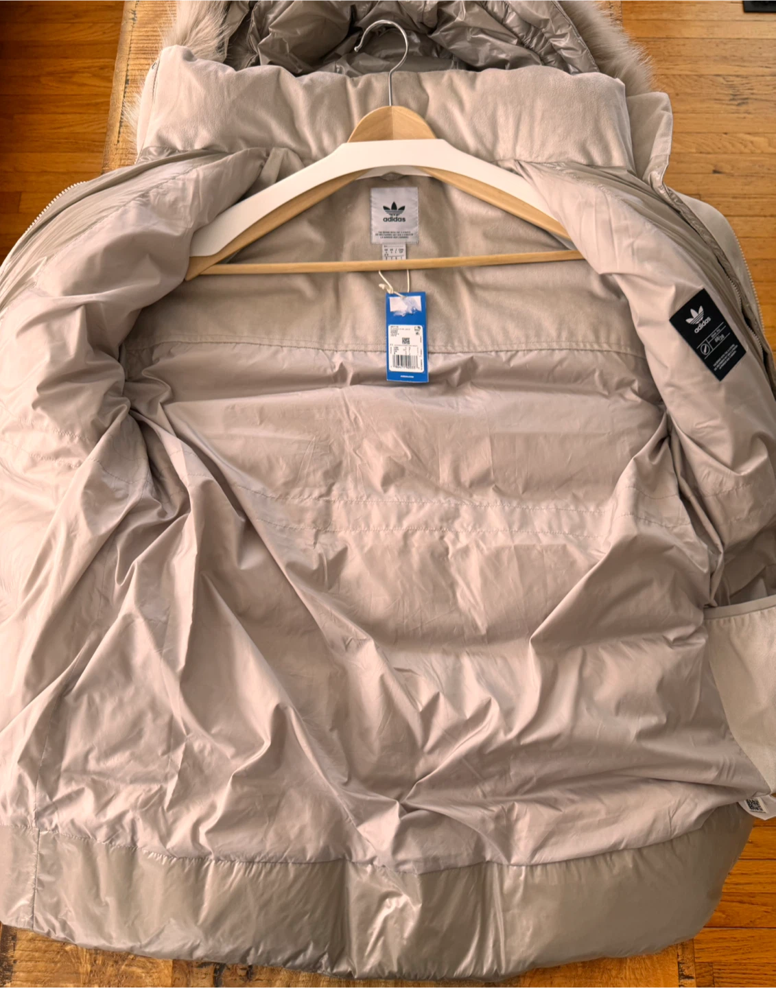 Adidas Puffed Long Fur Jacket - Size S - photo 5