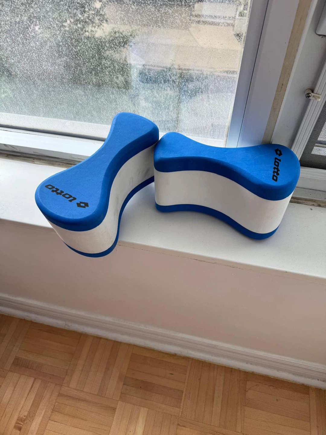 Lotto Kickboard Pull Buoy - Blue & White
