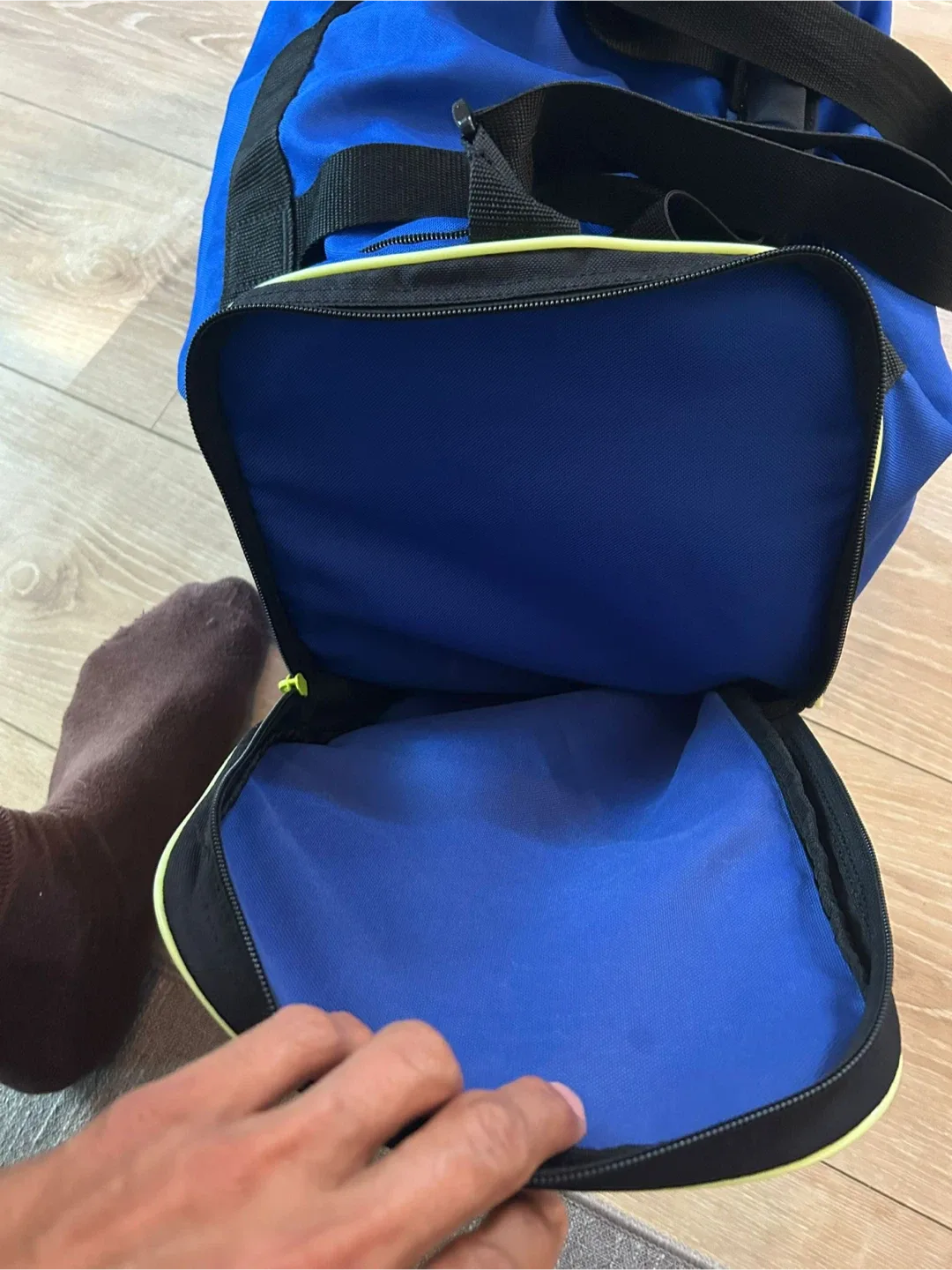 Adidas Blue Duffel Bag image indicator(2)