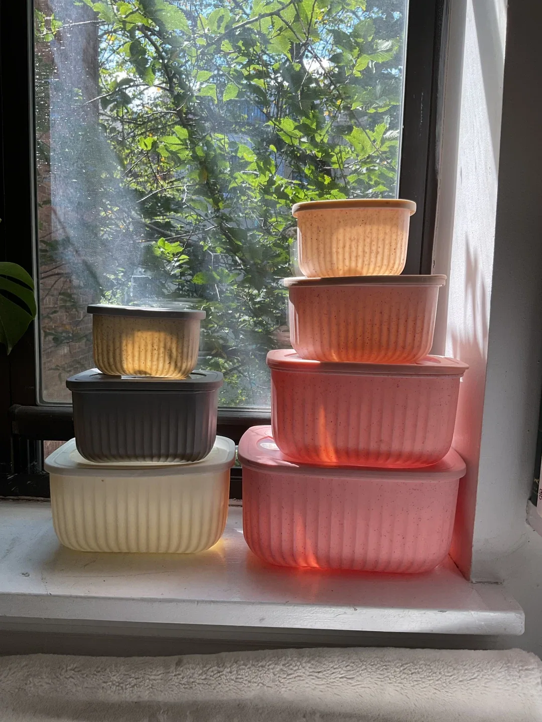 Collapsible Food Storage Containers - 2 Set