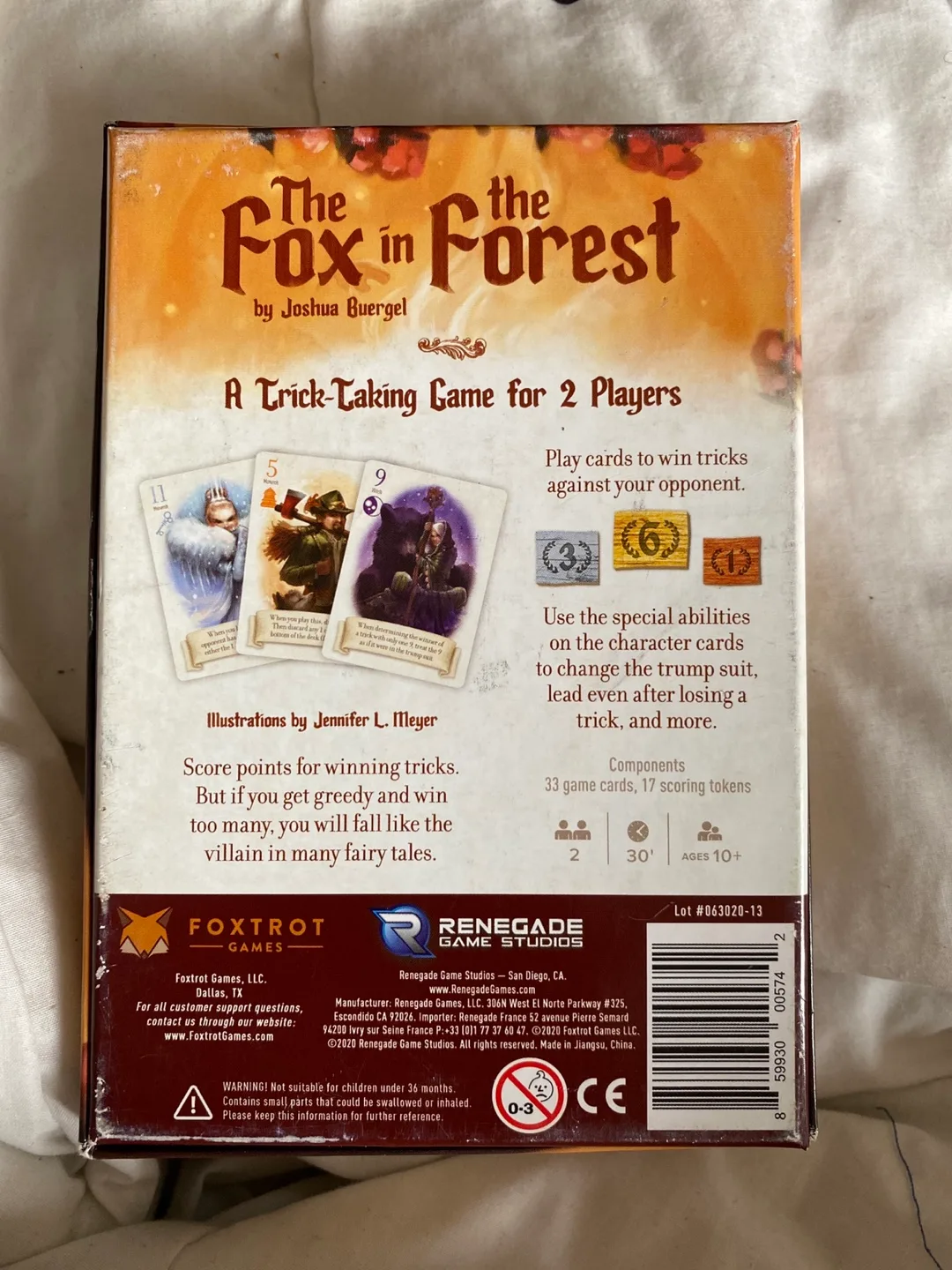 The Fox in the Forest Card Game image indicator(2)