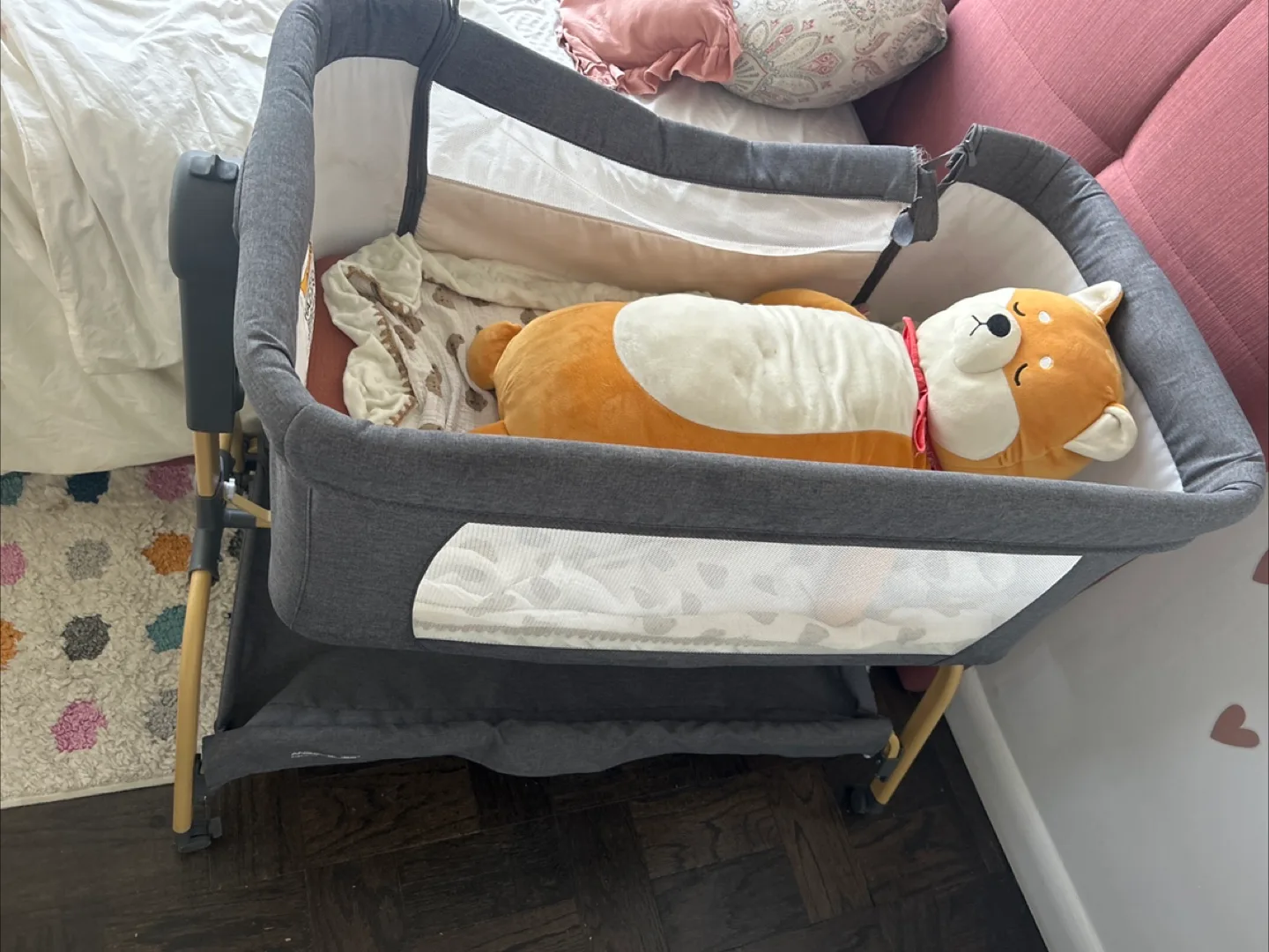 Angelbliss Baby Bassinet + bottles sterilizer image indicator(3)