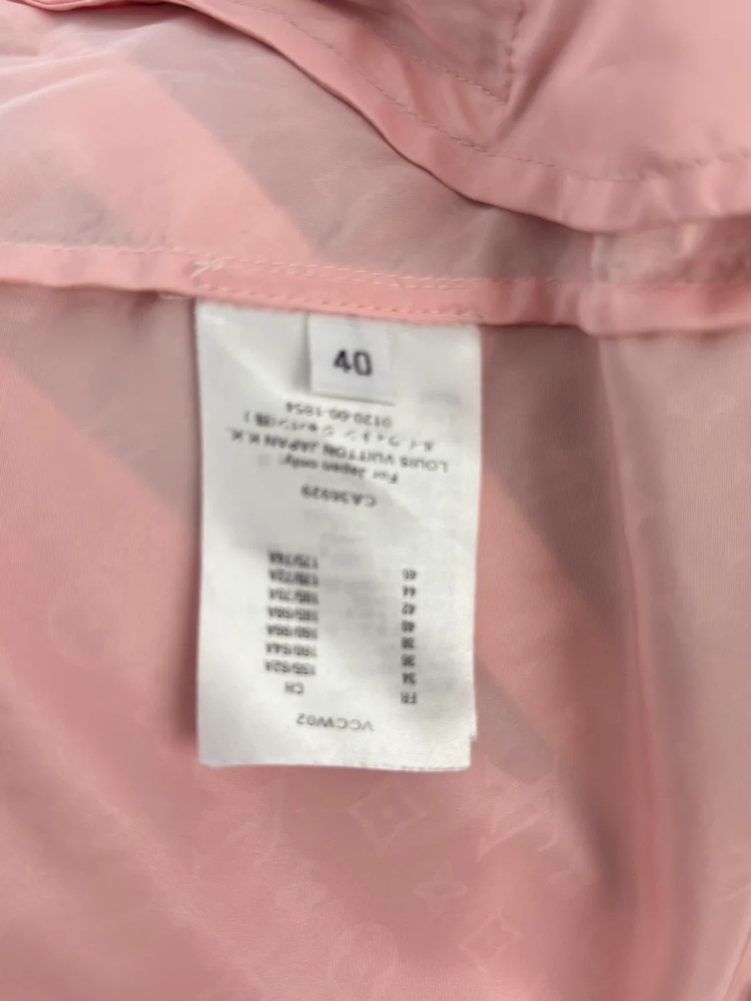Louis Vuitton Pink Monogram Windbreaker image indicator(8)