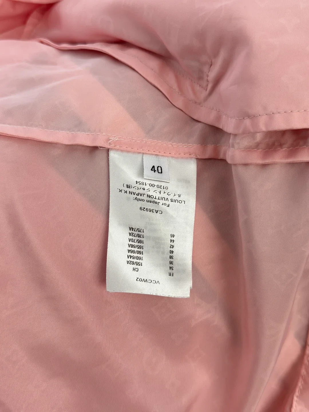 Louis Vuitton Pink Monogram Windbreaker image indicator(9)