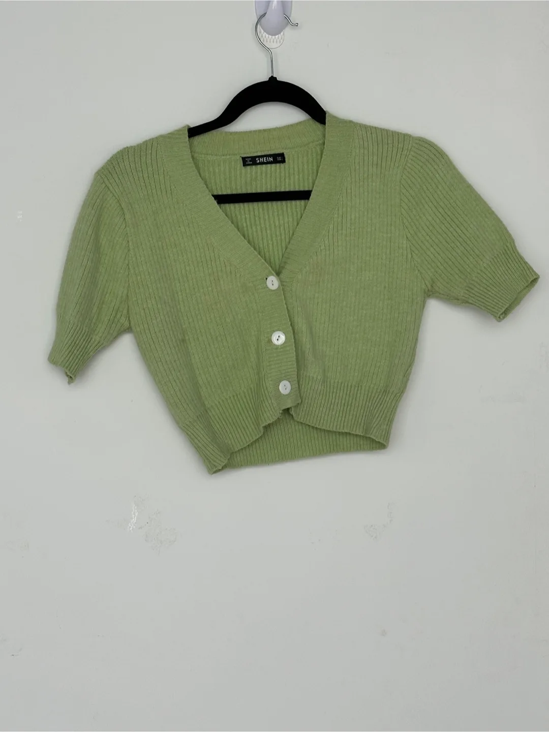 Green Knit Cardigan - Size S thumbnail