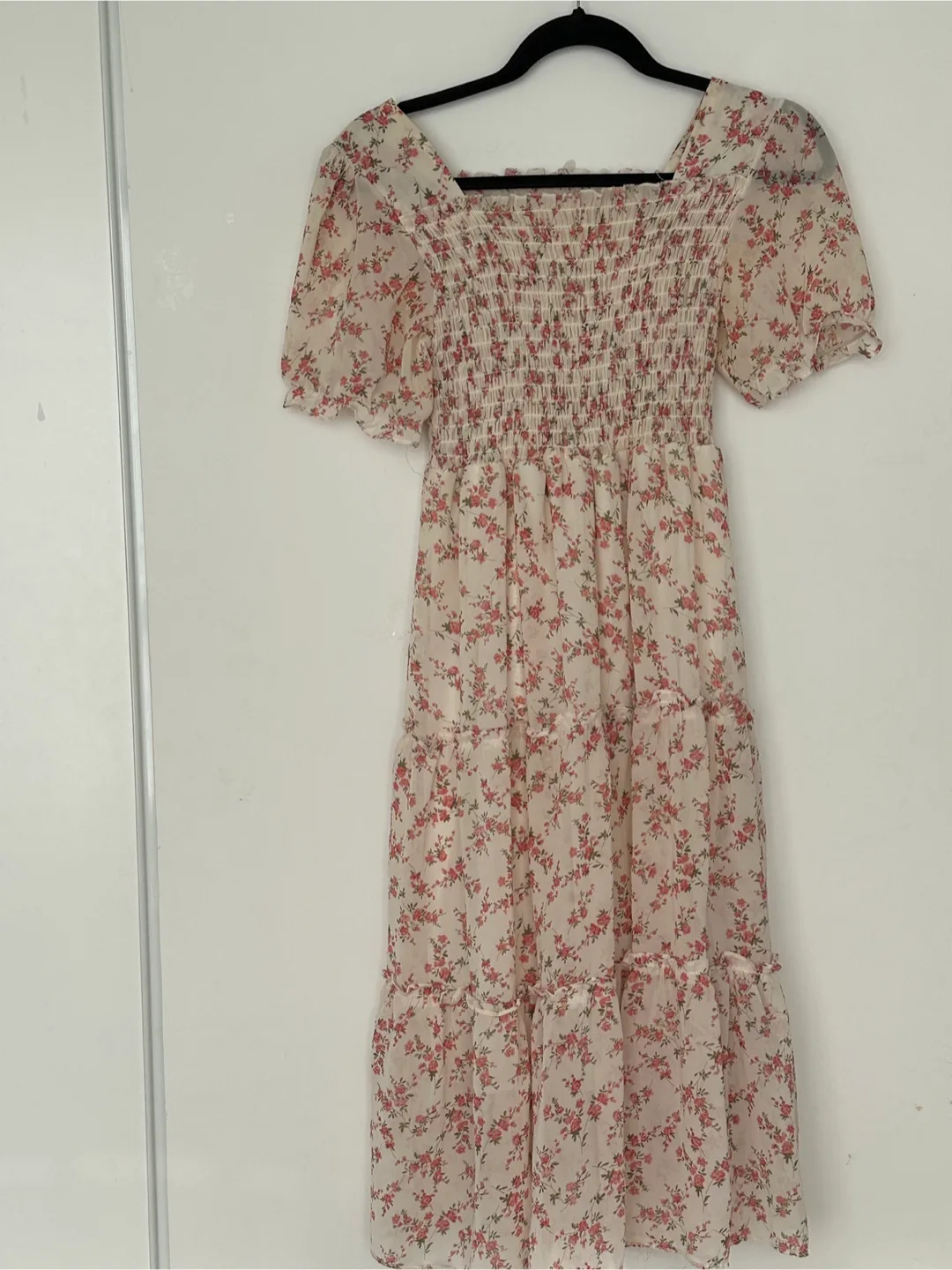 Floral Print Smocked Dress image indicator(2)