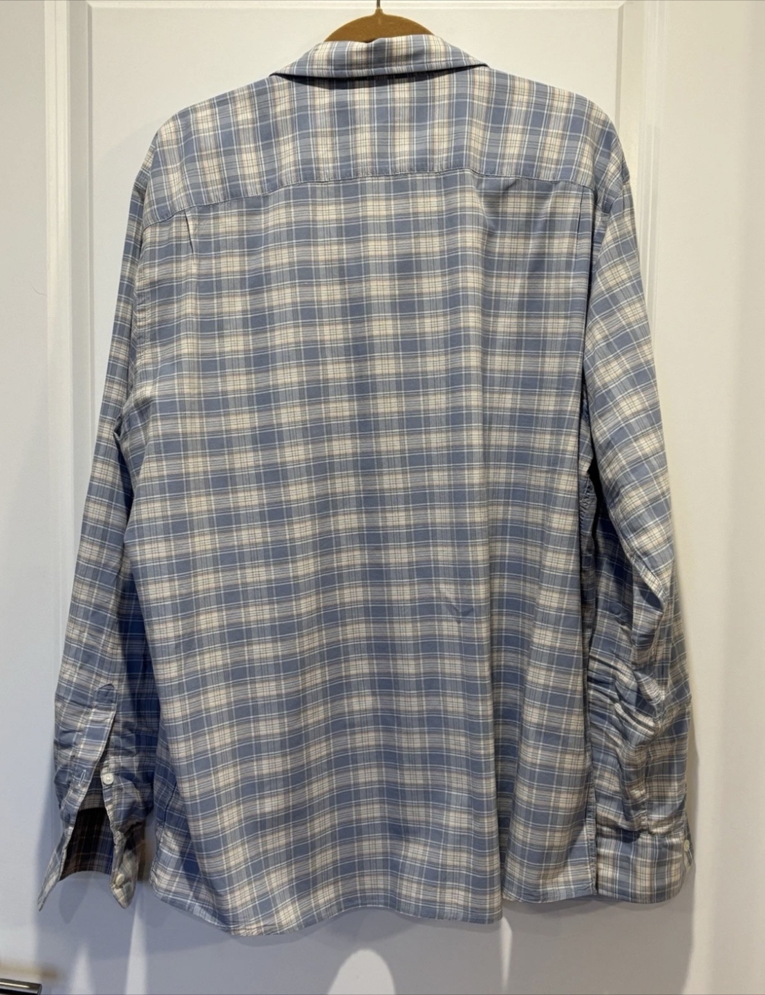 Faherty Cotton Linen Shirt Men's XXL 2XL Plaid Button Down - photo 2