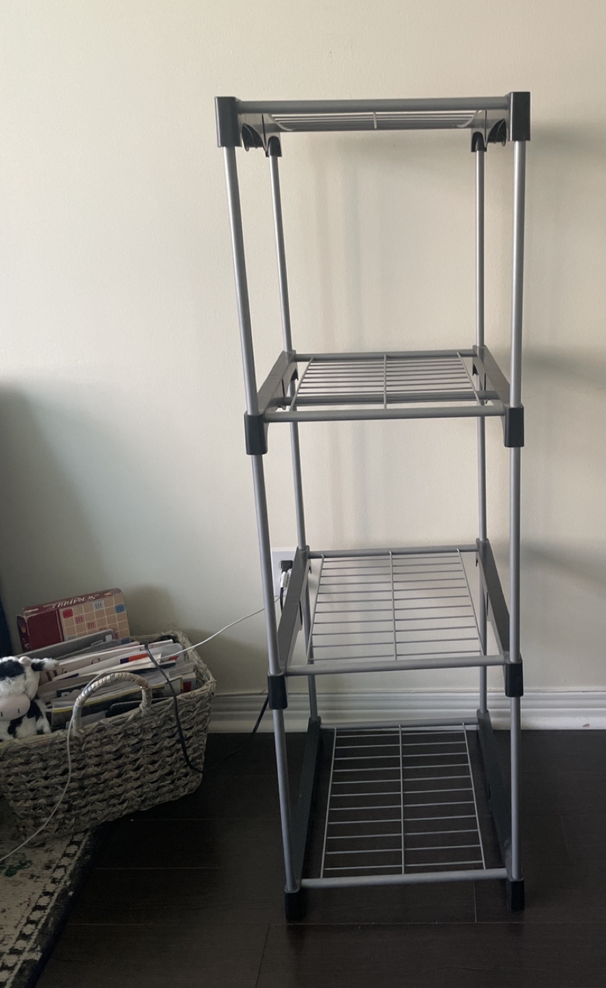 4-Tier Wire Shelving Unit