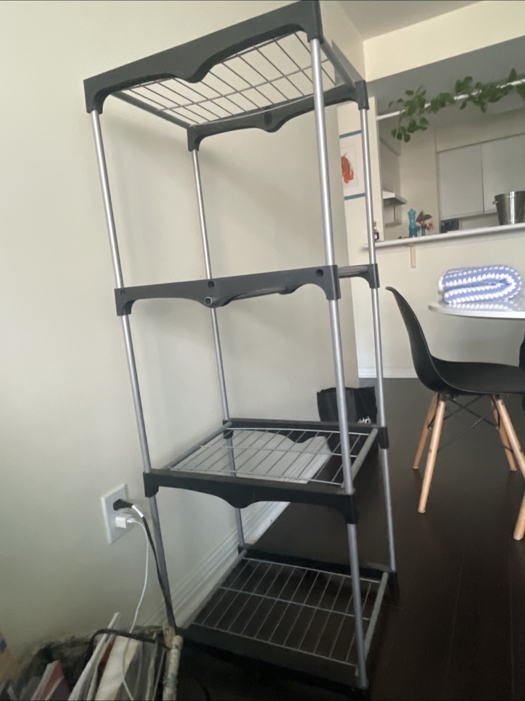 4-Tier Wire Shelving Unit - photo 4