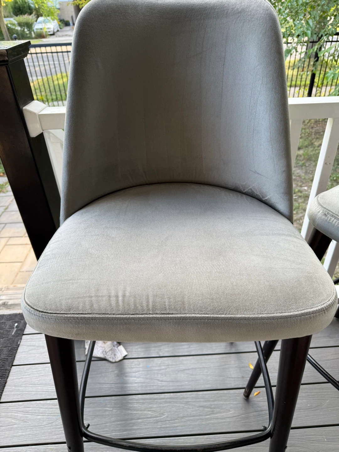 Grey Counter Height Stools - photo 3