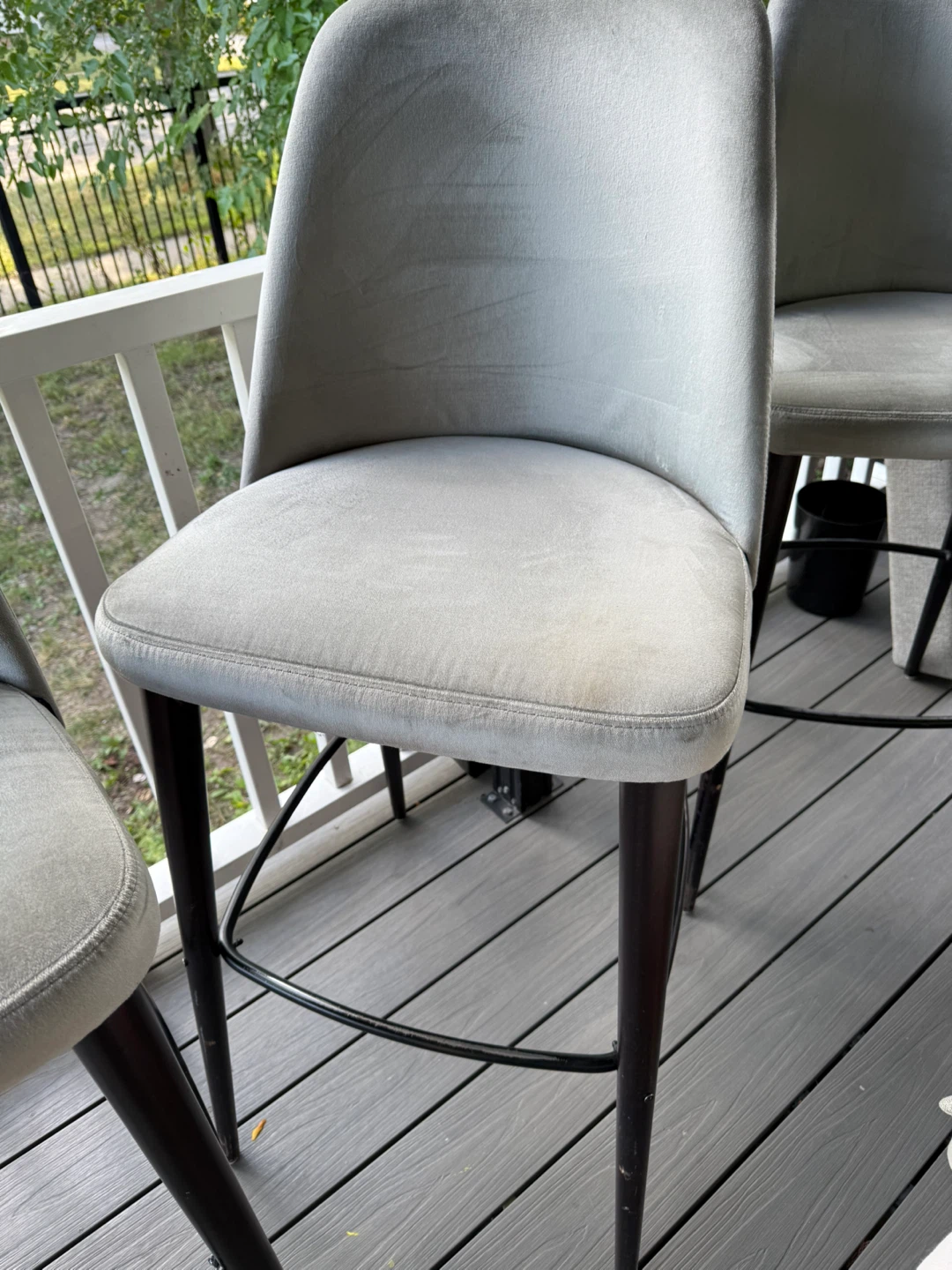 Grey Counter Height Stools - photo 2