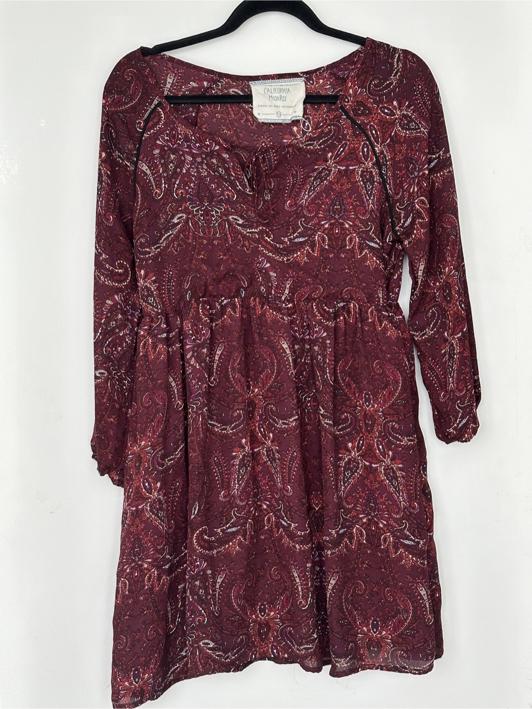 California Moonrise Paisley Dress