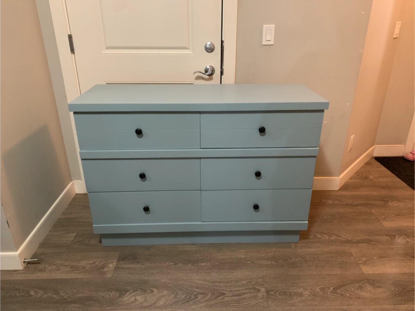 Light Blue 6-Drawer Dresser - photo 4