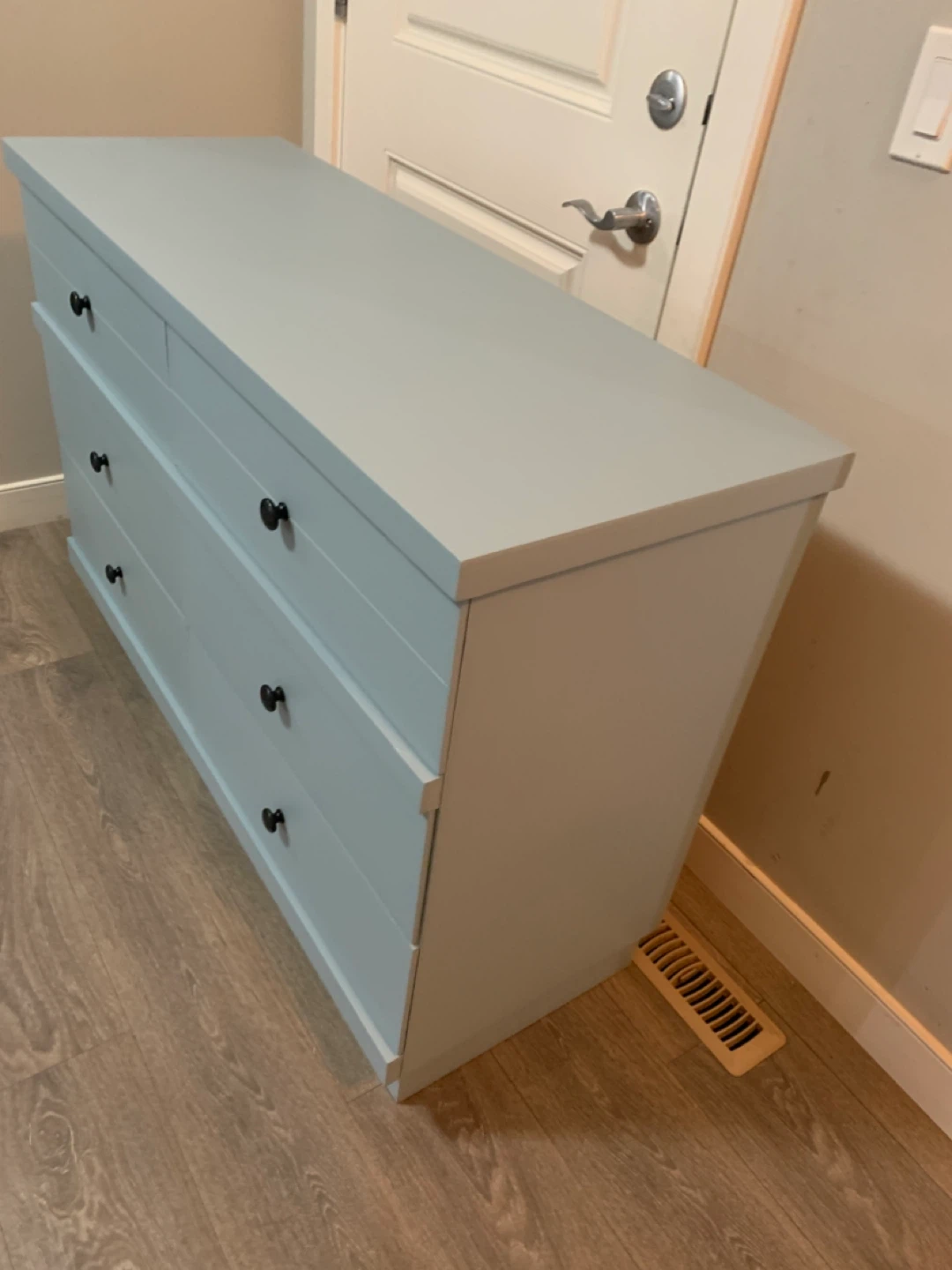 Light Blue 6-Drawer Dresser - photo 3
