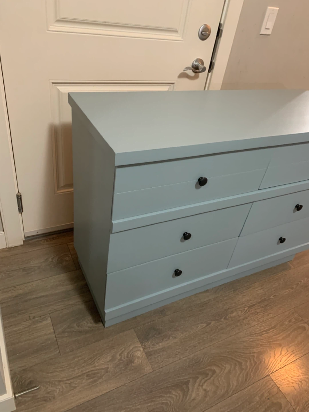 Light Blue 6-Drawer Dresser - photo 2