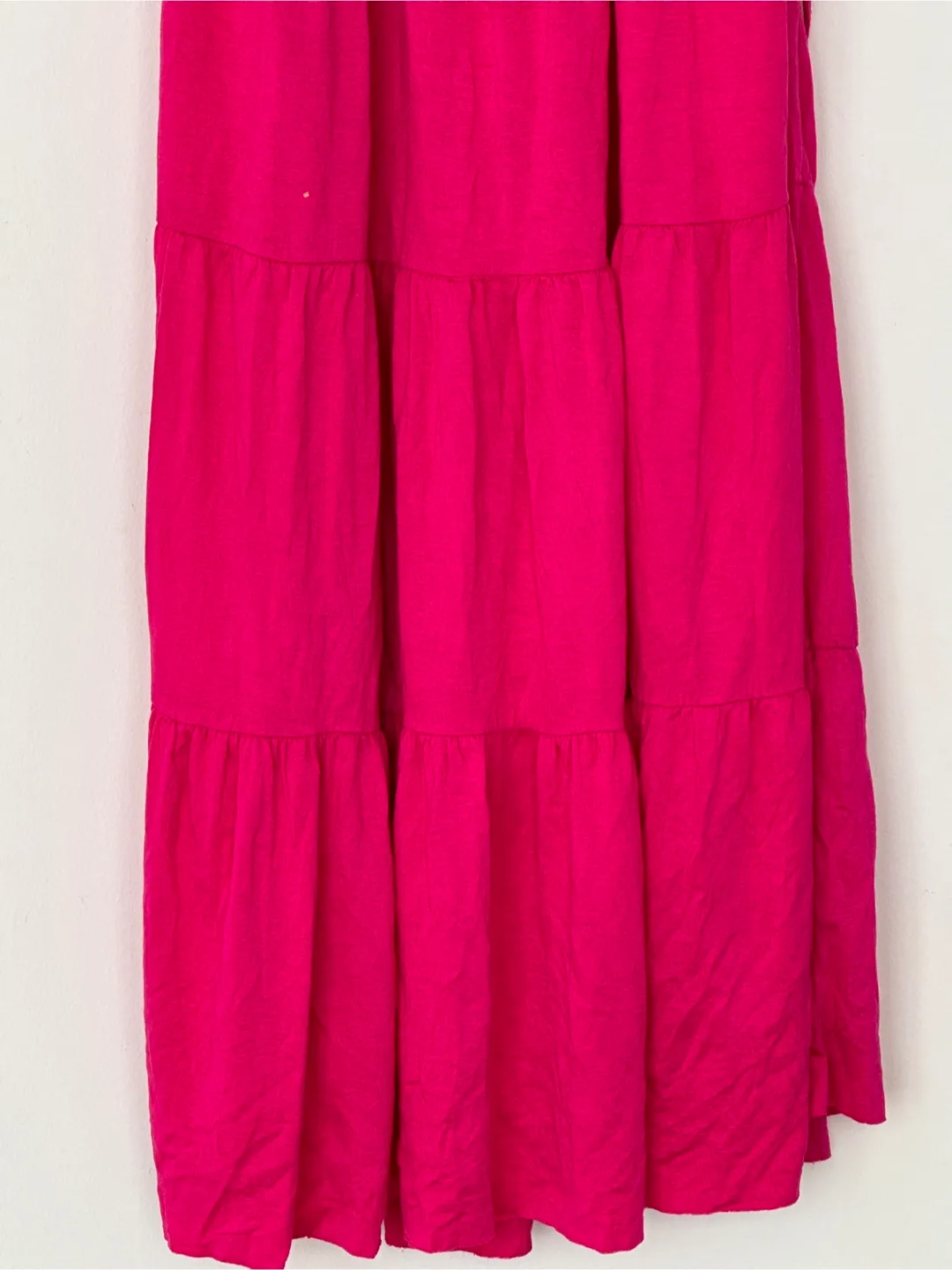 Long Pink Halter Sundress image indicator(3)
