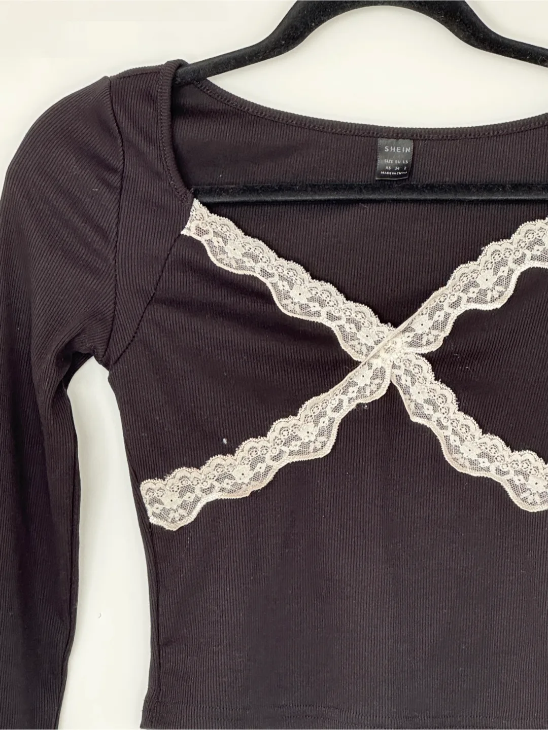 Black Long Sleeve Top image indicator(2)