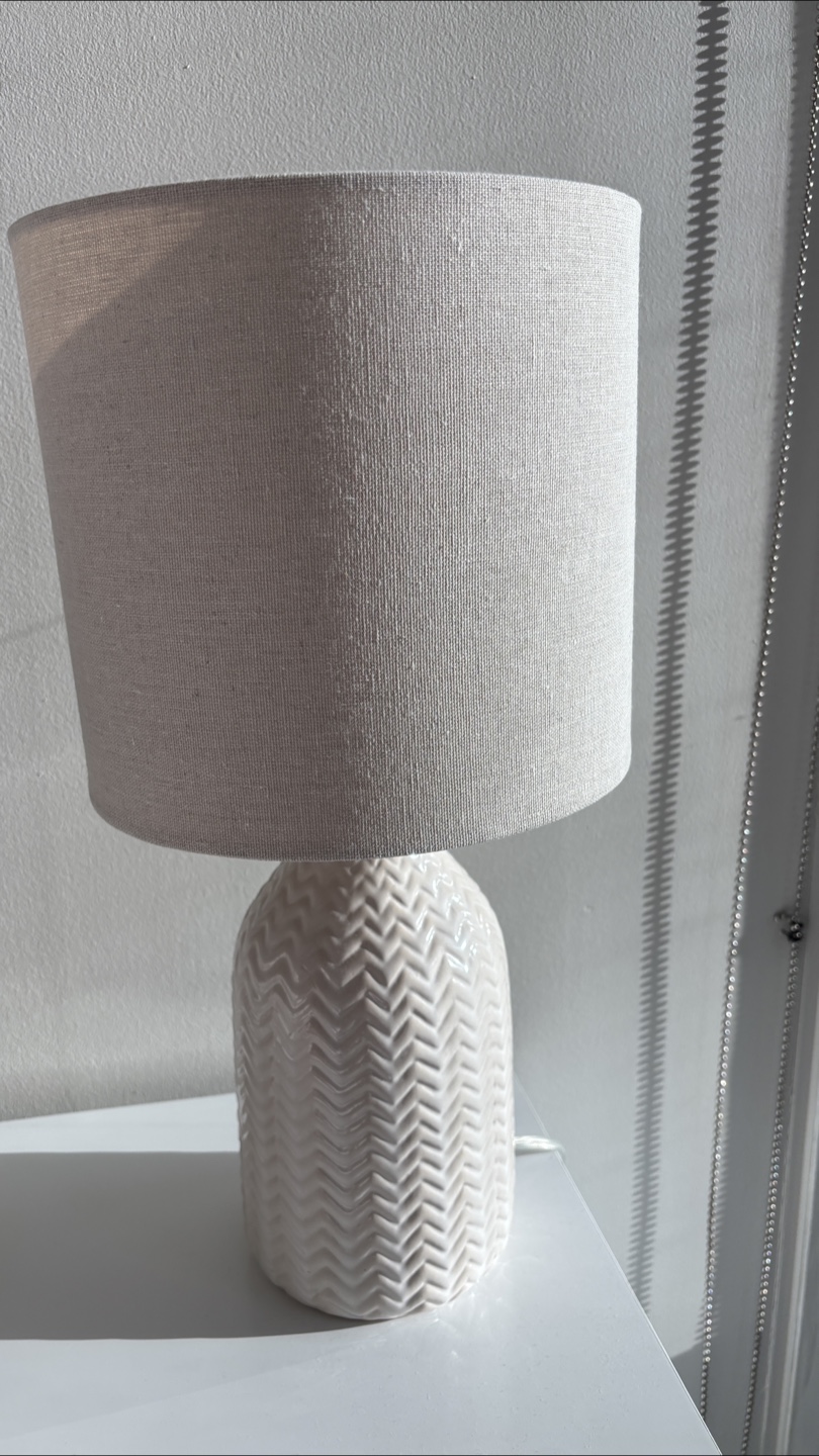 2 units Table Lamp with Beige Shade