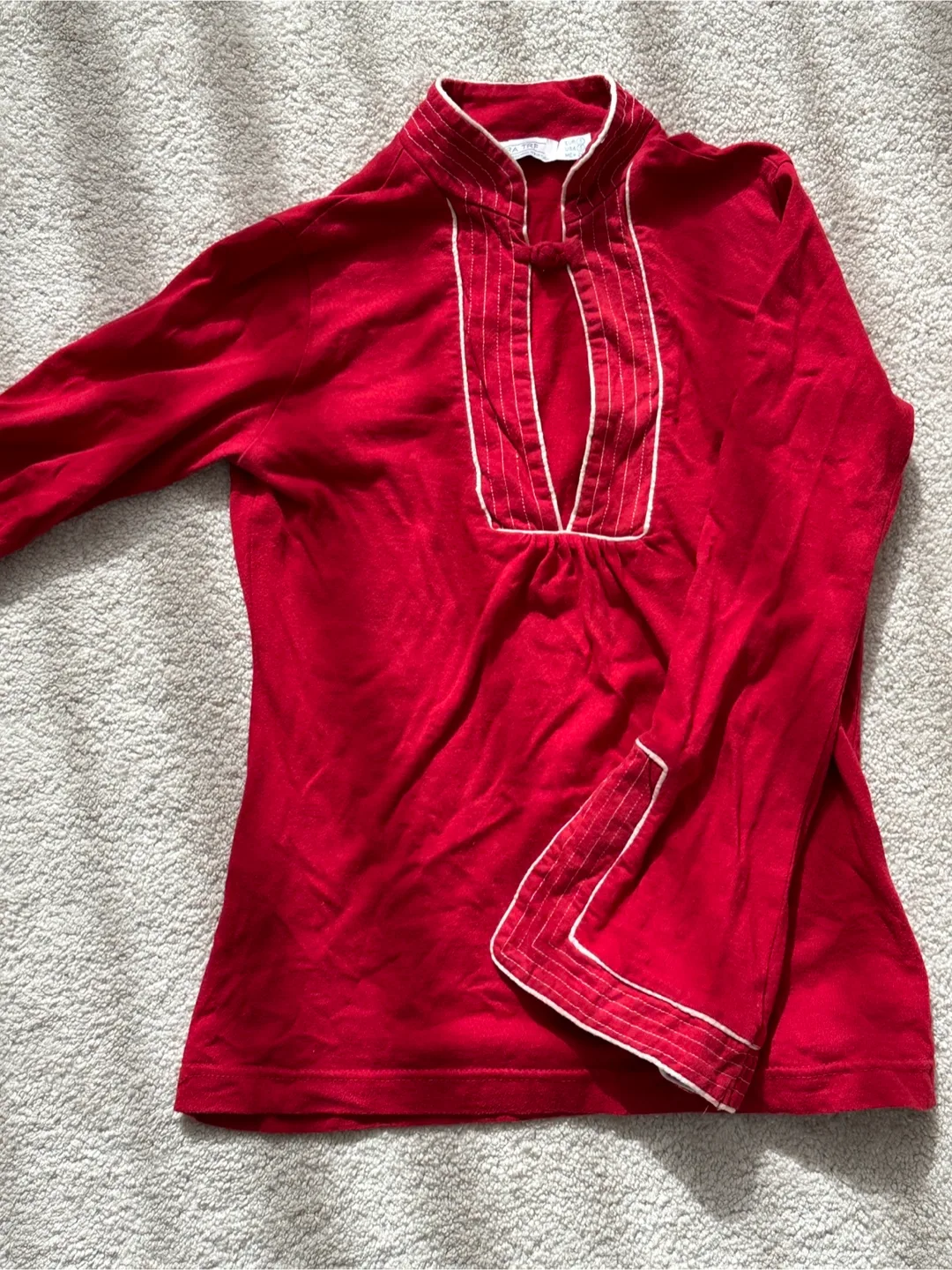 Red Long Sleeve Top image indicator(3)