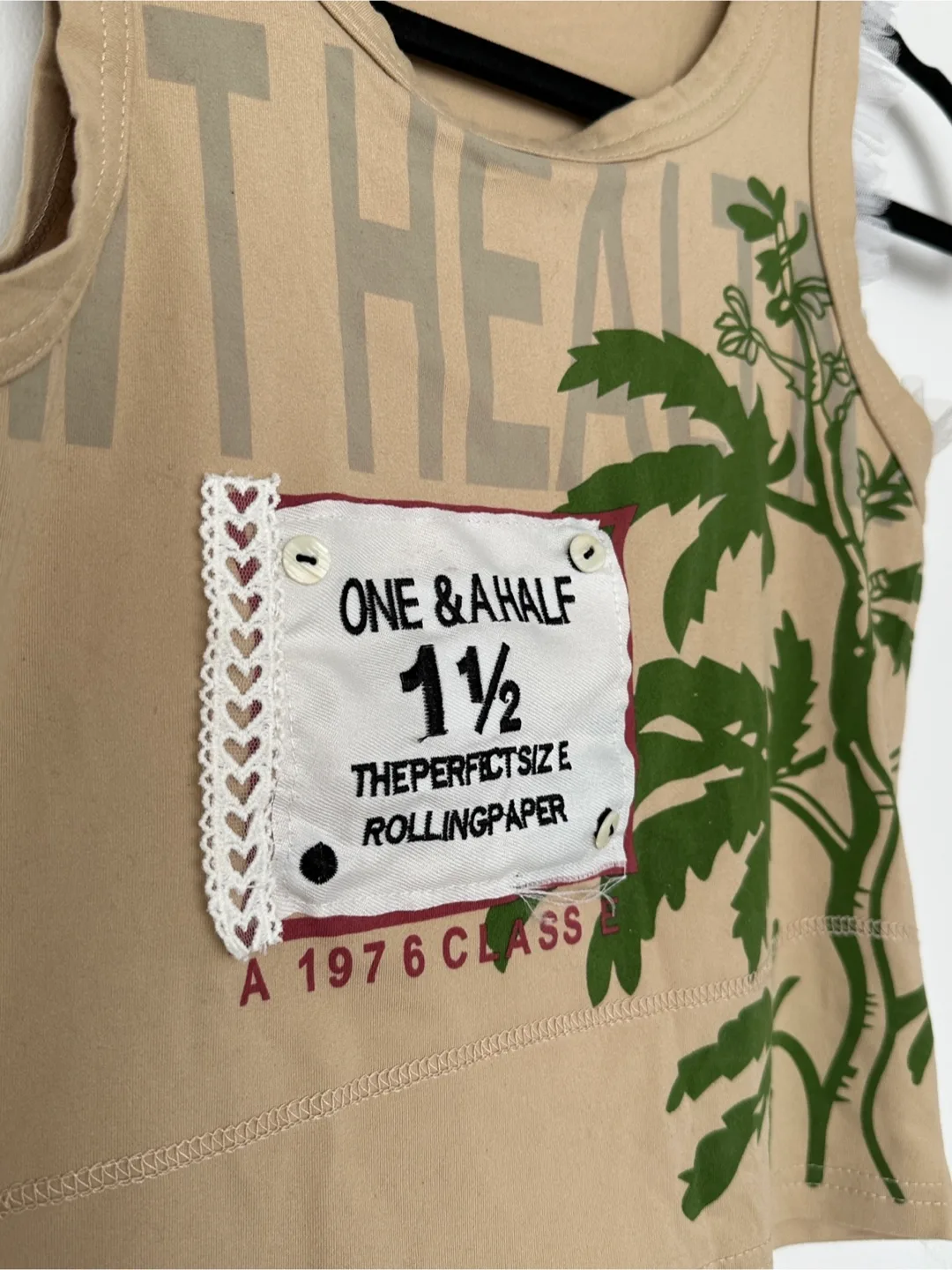 Handmade rolling paper Tank Top image indicator(2)