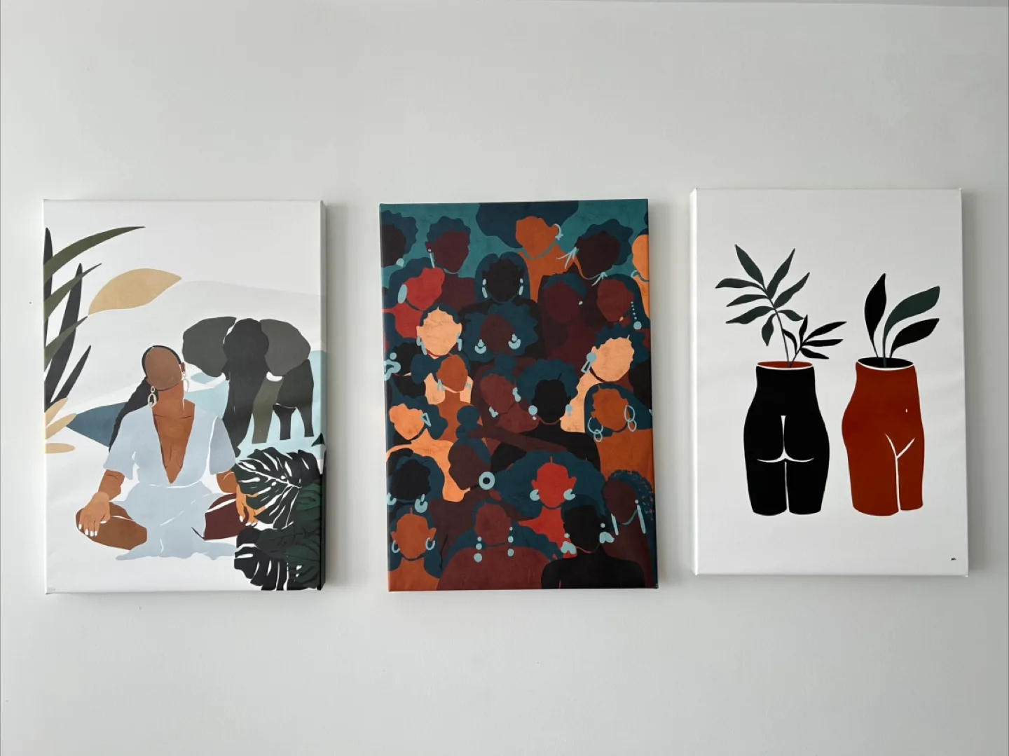 Wrapped canvas paintings thumbnail