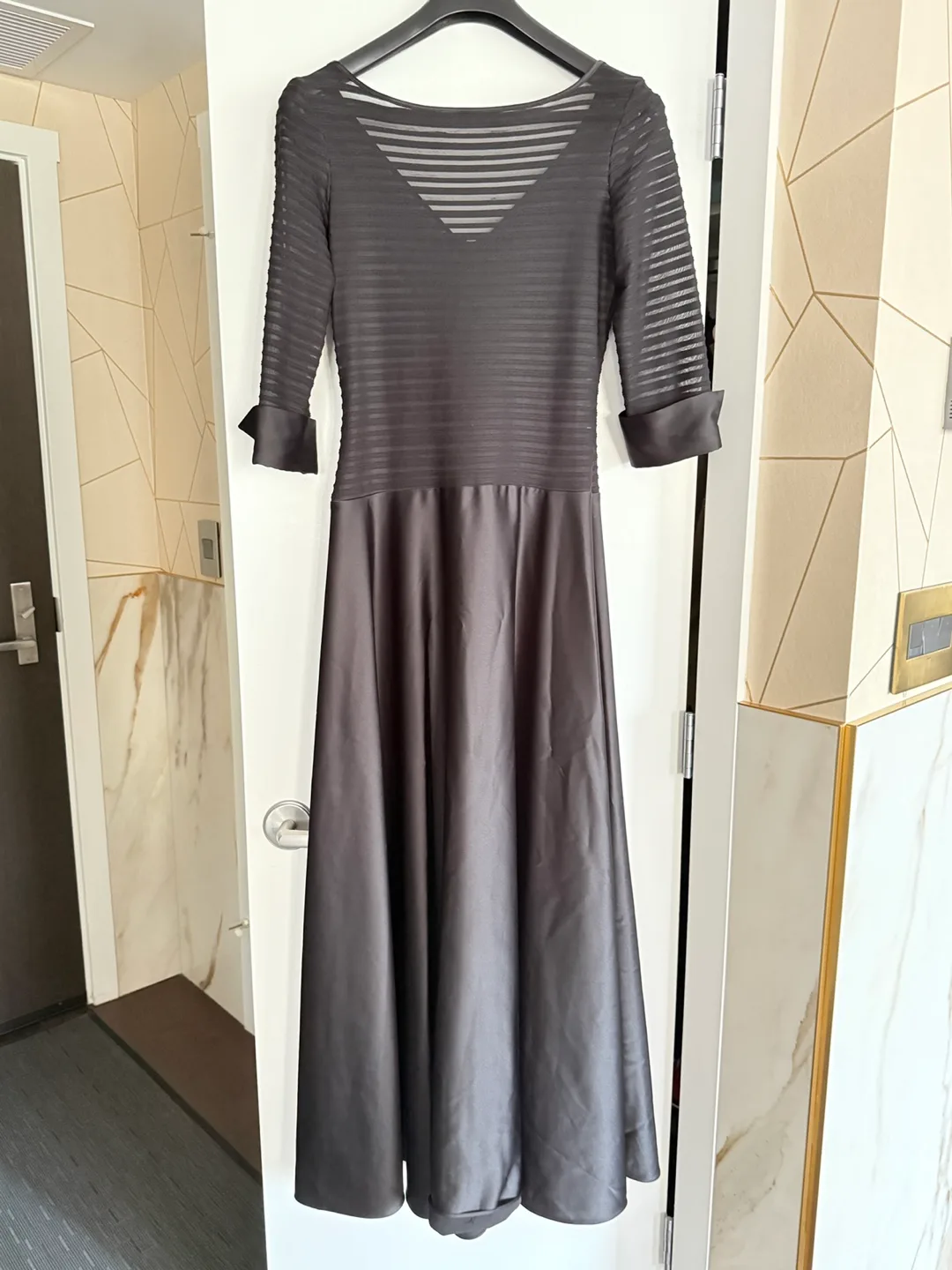 JS Collections Black Dress - Size 8 thumbnail