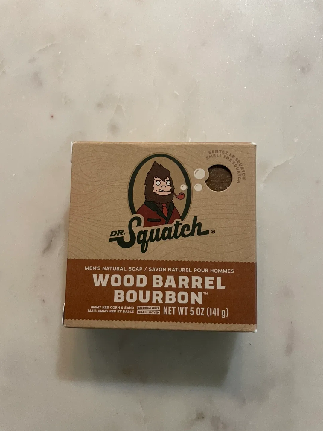 Dr. Squatch Wood Barrel Bourbon Soap 5 oz thumbnail
