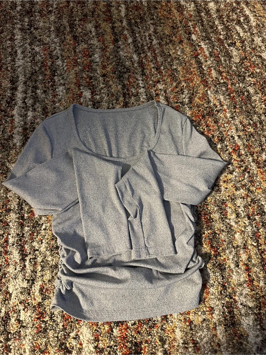 Gray Long Sleeve Top - photo 3
