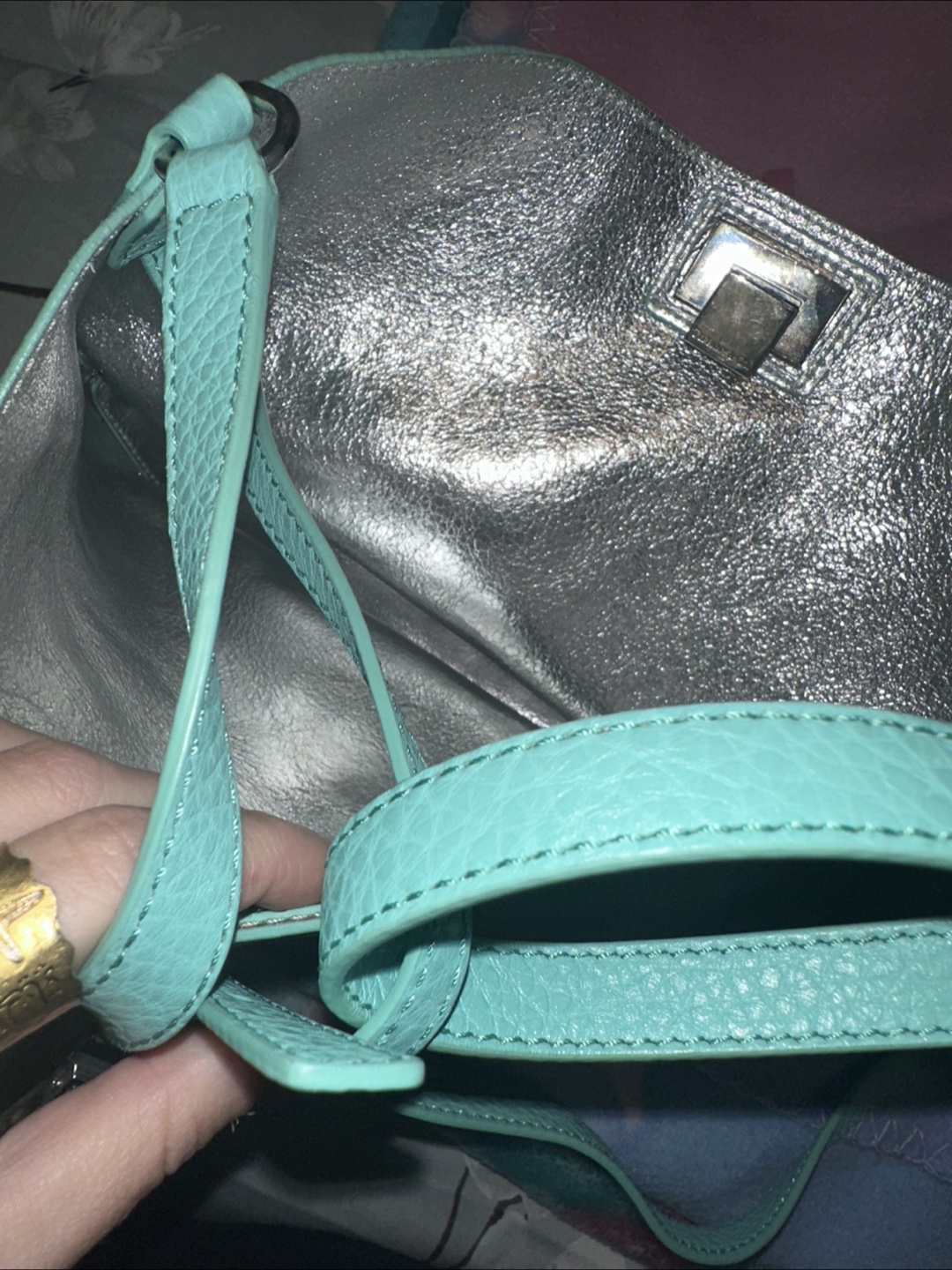 Tiffany & Co. Leather Handbag - Mint Green