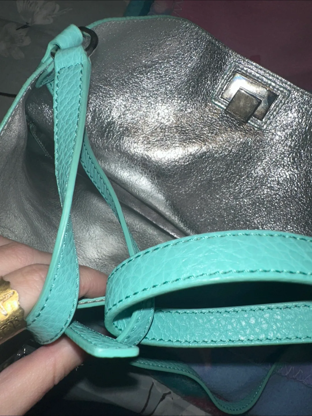 Tiffany & Co. Leather Handbag - Mint Green