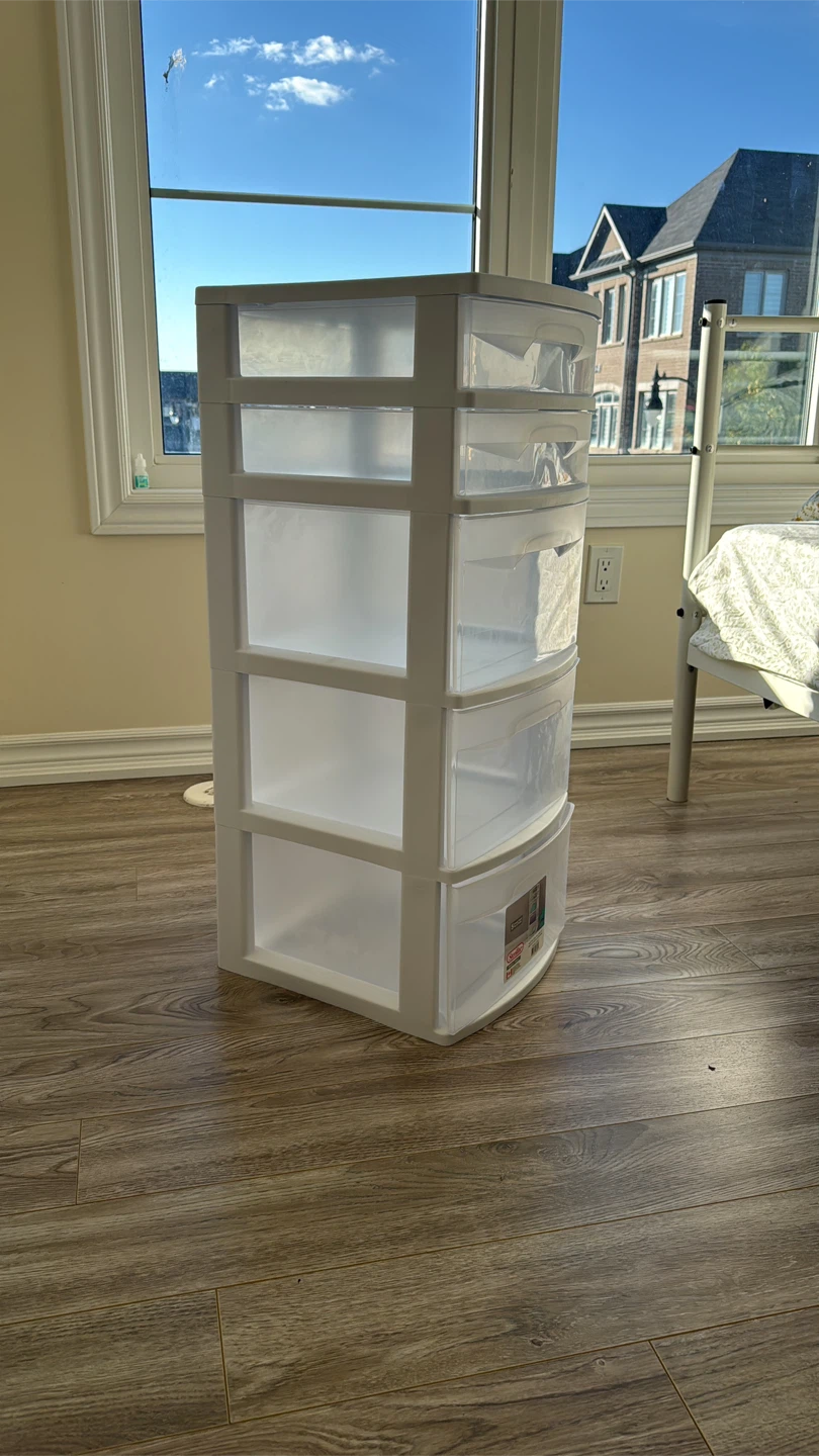 Sterilite 5-Drawer Wide Tower - White - photo 2