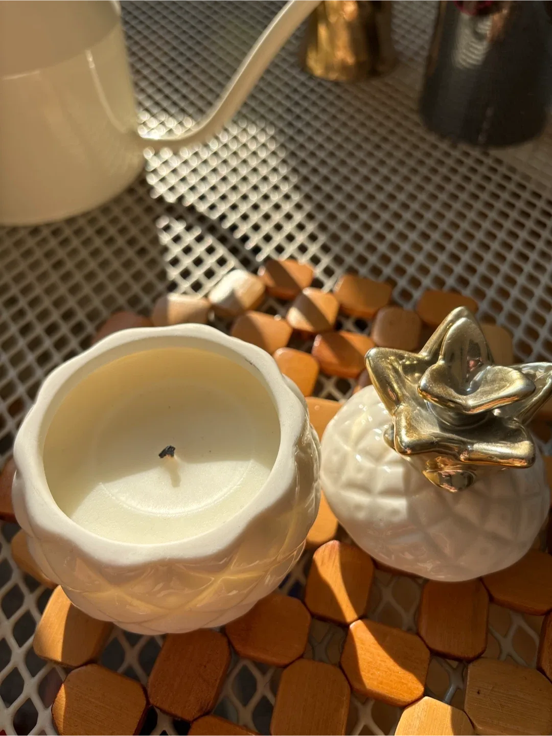 Pineapple Candle with Lid 🥕 image indicator(2)