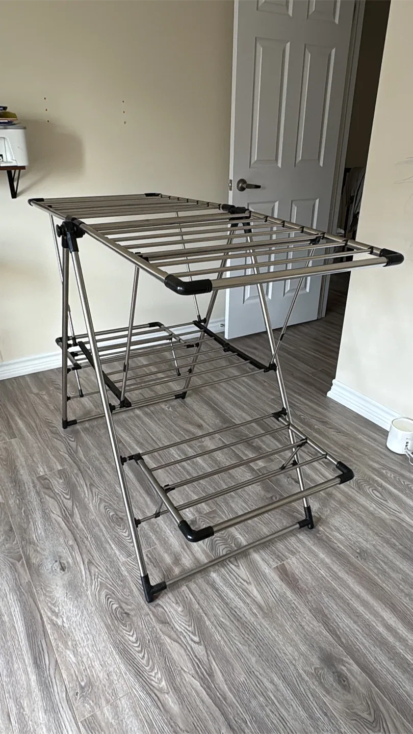 Folding Clothes Drying Rack thumbnail