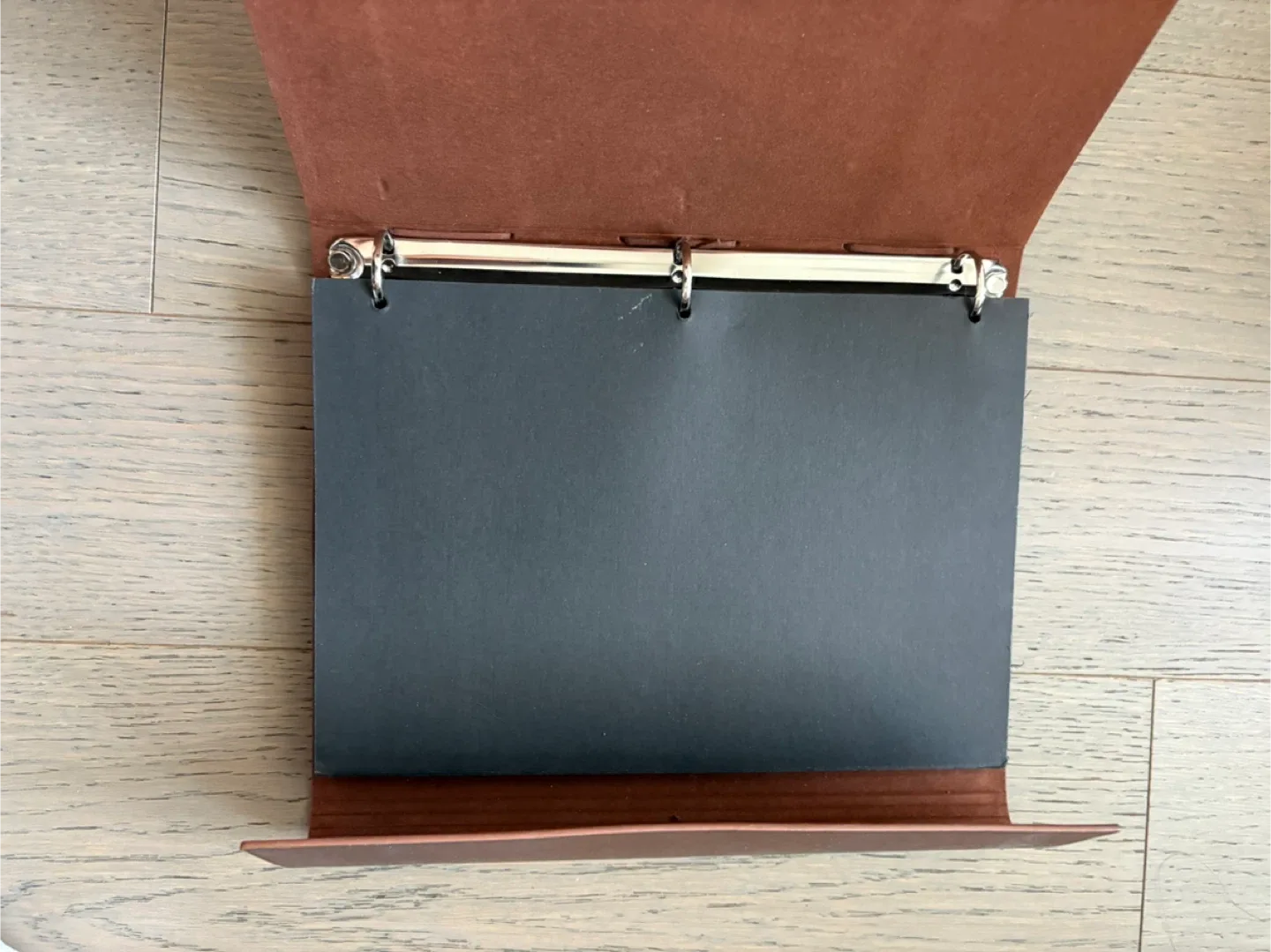 Brown Leather Journal with Deer Design image indicator(2)