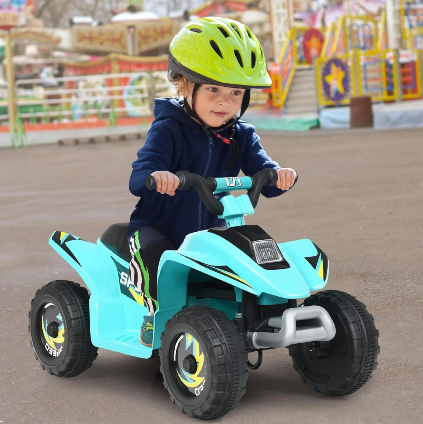 Kids Ride-On ATV - Blue image indicator(5)