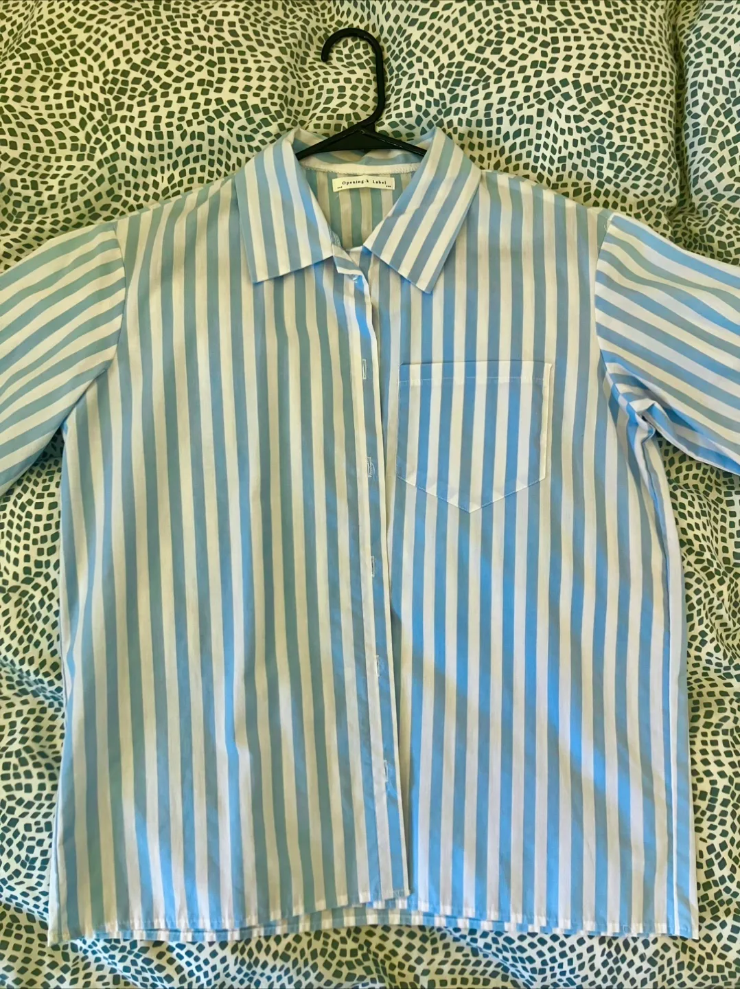 Opening Y Label Striped Short Sleeve Shirt thumbnail