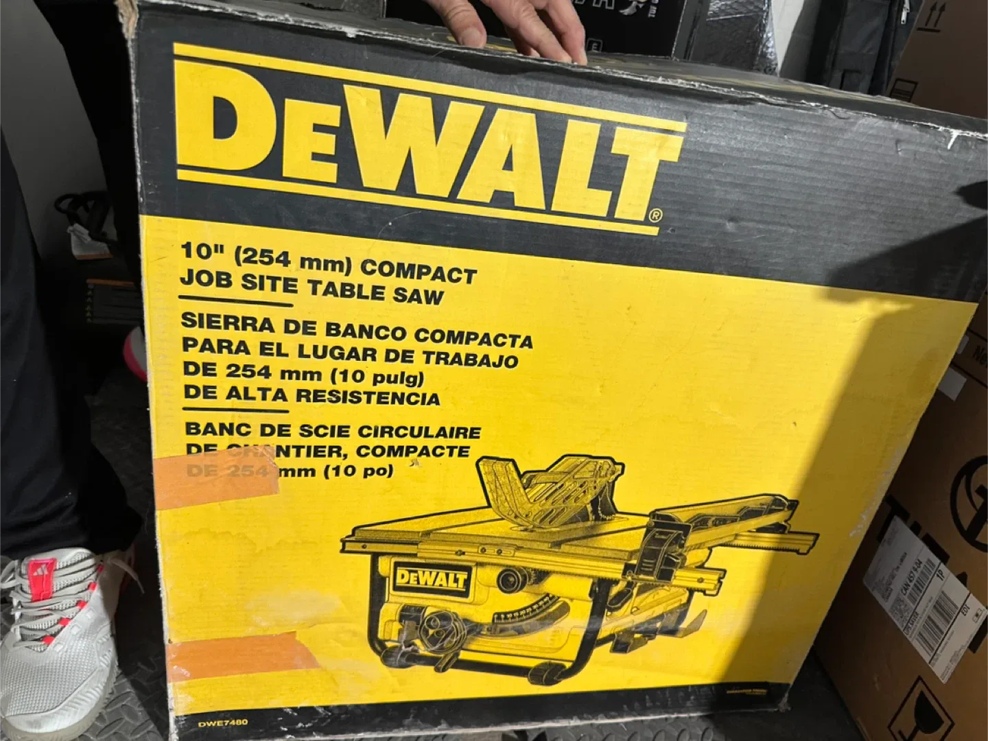 DeWalt 10" Compact Job Site Table Saw - DWET7450 thumbnail
