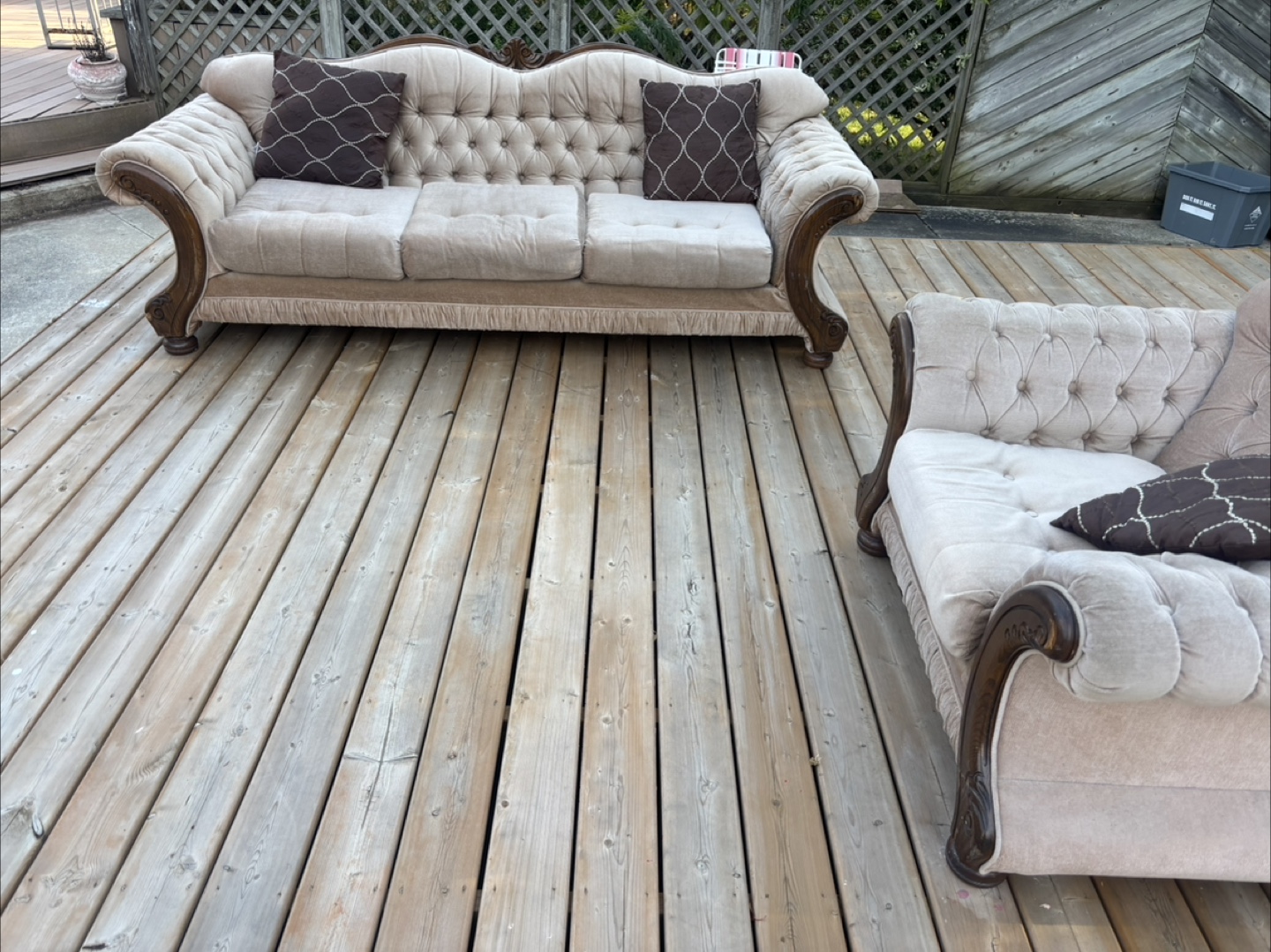 Vintage Style Sofa and Armchair Set - photo 5
