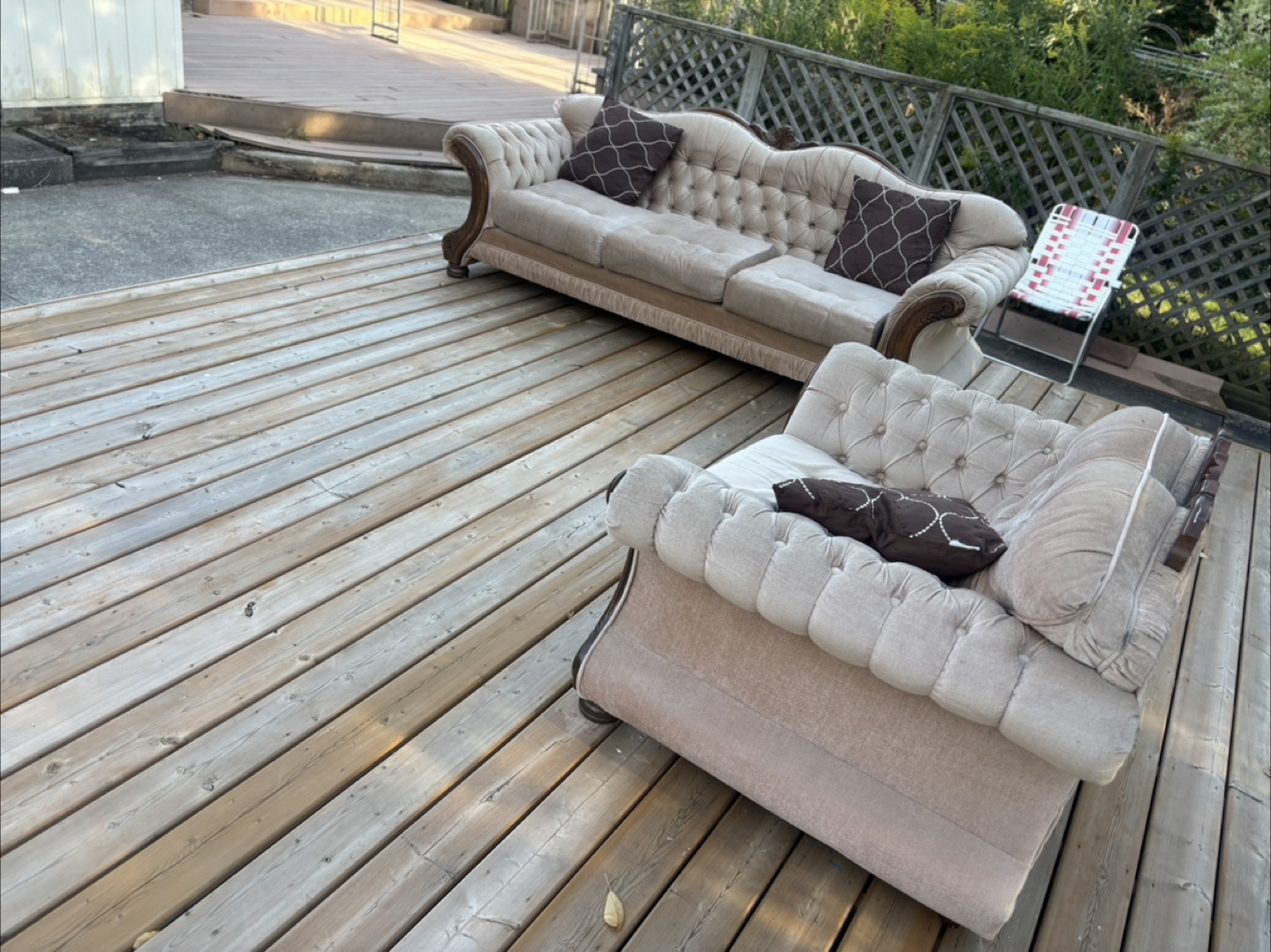 Vintage Style Sofa and Armchair Set