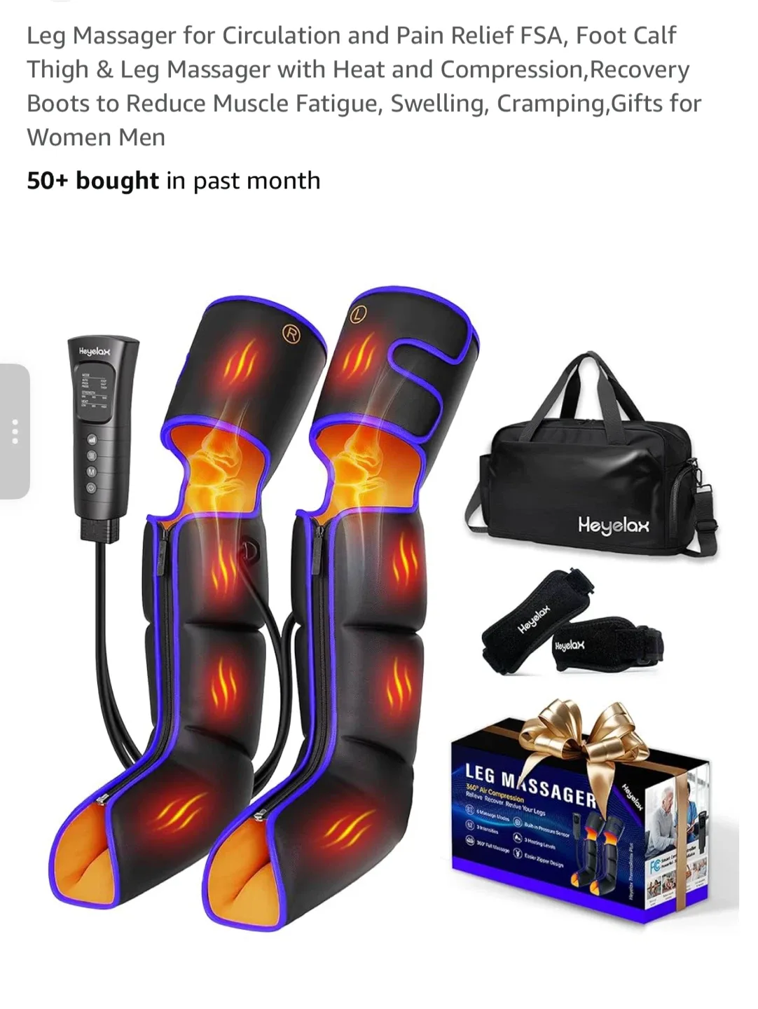 Heyelax Leg Massager - 360° Air Compression image indicator(2)