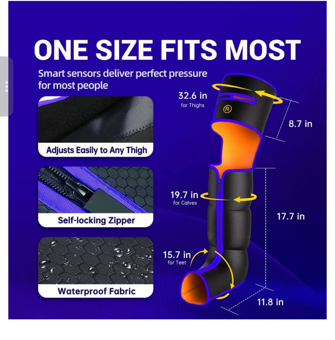 Heyelax Leg Massager - 360° Air Compression image indicator(3)