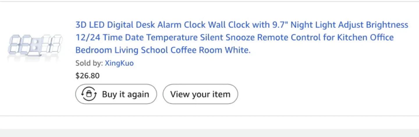 3D LED Digital Desk Alarm Clock image indicator(2)